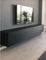 MAC DİZAYN ADRESAN Meuble TV 200 cm Noir Mat avec Espace de Rangement