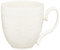 AMBITION Kaffeetasse Porzellan weiß 350 ml Galactic Porzellanbecher mit Prägung Spülmaschine & Mikrowelle