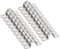 sourcing map 30pcs 5/16 22mm Conduit Clamps, M22 U Tube Pipe Clamp, Stainless Steel Rigid Pipe Strap, U Shaped Bracket with Two Hole for Pipe Tube Hose Wire Cord Fixing, Thick