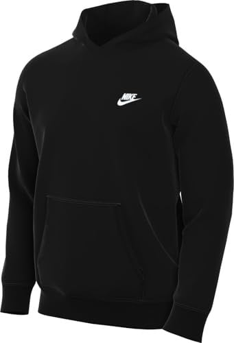 NIKE FN3866-010 Club Sweatshirt Homme Black/Black/White Taille XL