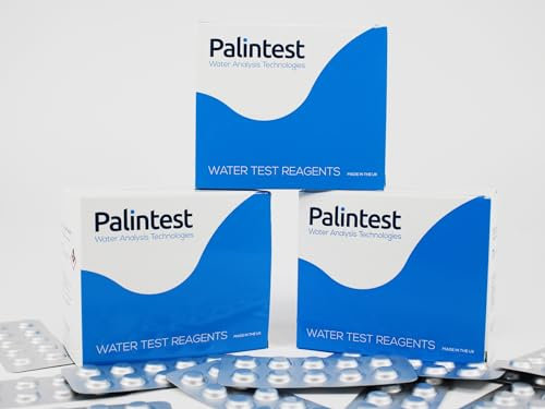 Palintest Photometer Water Test Reagents for Pools, Hot Tubs & Aquariums - DPD No1, DPD No3 & Phenol Red Tablets | 3 x 250 Packs | pH, Free & Total Chlorine Water Quality Testing | For Photometer Use
