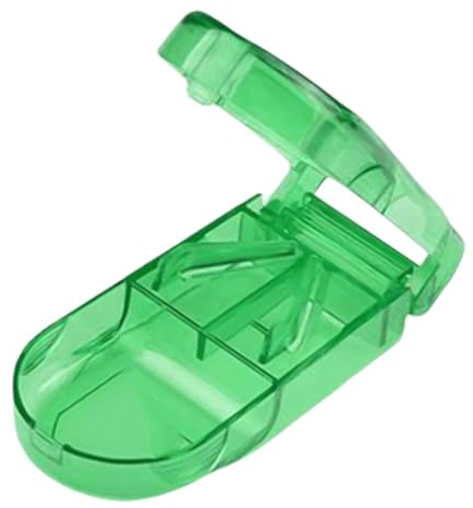 Taglierina per pillole portatile, strumento per tagliare compresse | Taglierina multiuso da viaggio – Strumento divisorio per compresse, facile da usare per camera da letto