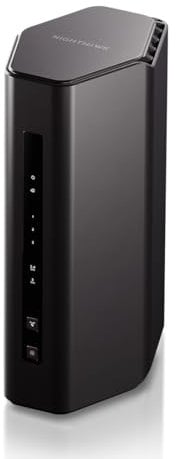 NETGEAR Router WiFi 7 de doble banda Nighthawk (RS150) - Características de seguridad, velocidad inalámbrica BE5000 (hasta 5.0 Gbps) - Cubre hasta 2,250 pies cuadrados, 80 dispositivos - Puerto de