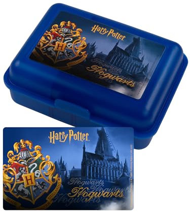 United Labels Fiambrera con separador de Harry Potter, color azul