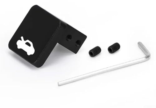 Kit de reparación de cable de mango de liberación de pestillo de capó, compatible con Honda Civic para CRV Element 1996 2011, material de aluminio (negro)