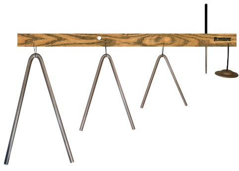 TreeWorks Chimes TRE04tt-V Zwei-Winkel-Baum – 15,2 cm, 22,9 und 30,5 cm Metalleffekte auf einem weißen Eschenmantel mit Schlägel und Fingerbecken, hergestellt in den USA (Demo Video)