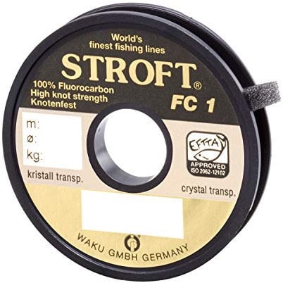 Stroft FC1 Monofile Angelschnur, 25 m, grau, Unisex, 0,280mm-6,8kg