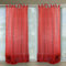 HongYa Gardine Mit Knoten Voile Durchsichtig 1er-Pack Vorhang BxH:140x225cm