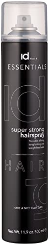 Id HAIR Essentials Super Strong Haarspray mit langanhaltendem Halt - Für die ganze Familie geeignet, 500 ml