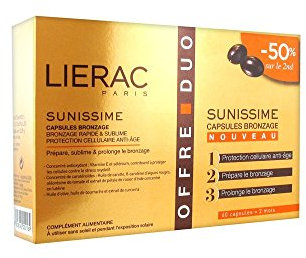 Lierac Sunissime Capsules Bronzage Offre duo 60 capsules