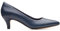 Clarks Women's Linvale Jerica Pumps, Blue Navy Leather, 3.5 UK