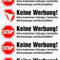 immi 10x Stop Keine Werbung Briefkasten Reklame Aufkleber matt einzeln abziehbar