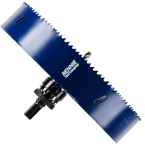 250mm Hole Saw Bi-Metal With Arbor And Pilot Drill For Drilling/Cutting Wood, Plastic, Metal Sheet, Stainless Steel, Pipes, Drywall, Circular Holesaw Set M35 5% Cobalt Bi Metal Hole Cutter