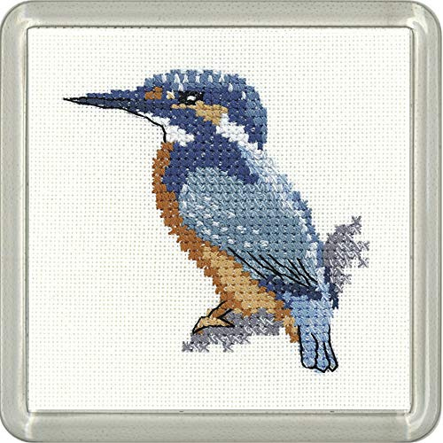 Heritage Crafts Little Friends Coaster Kit - Kingfisher