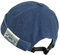 CLAPE Docker Cap Summer Seemannsmütze, Thin Sailor Cap Cotton Retro Brimless Hat, Basecap für Herrn und Damen (CT36-Blue)