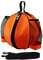 JZK Arancione Borsa a Tracolla Porta Pallone Basket Palla Calcio pallavolo, Sacchetto Sportivo con Due Tasche Rete per Borraccia, Zaino portapalloni Calcio Basket (Arancione)