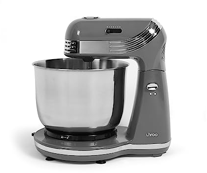 Livoo robot pastelero multifunción 3l 250w gris dop137g