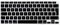 Se7enline Compatible with 2024 2023 2022 2021 2020 MacBook Air 13 inch Keyboard Cover Model A2337/A2179 Soft Silicone Skin Keyboard Protector for MacBook Air 13-inch Touch ID UK Layout, Black