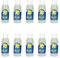 10x 100ml Limon Kolonya Kölnisch Wasser Kölnischwasser für unterwegs After Shave Rasierpflege Rasierwasser 80% Alkohol Desinfiziert Duftwasser mit Zitronenduft Erfrischt kühlt