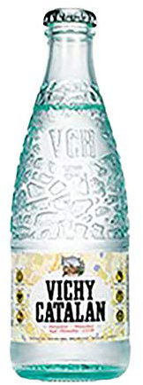 Vichy Catalan - Agua mineral espumosa - 250 ml (24 botellas de vidrio)