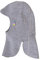 Joha Kinder Mütze Schlupfmütze aus 100% Wolle Light Grey Melange-54 cm