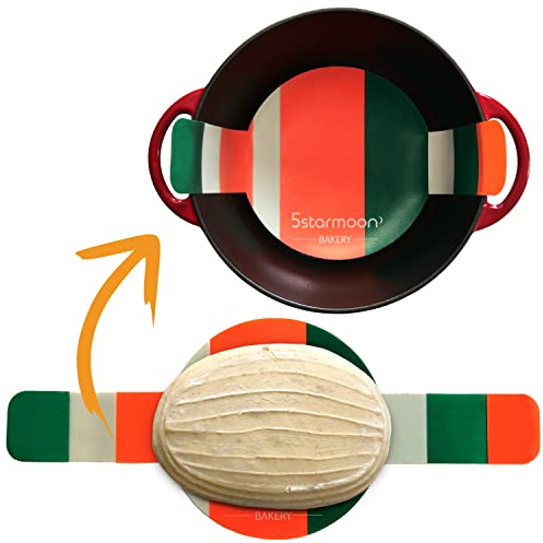 Brotschleuder/Dutch Oven Silikonmatte Ersetzen Sie Ihr Pergamentpapier mit unserem Silikon Dutch Oven Liner Unser Brotschlinge Silikon ersetzt wiederverwendbares Pergamentpapier (Lachsrosa)