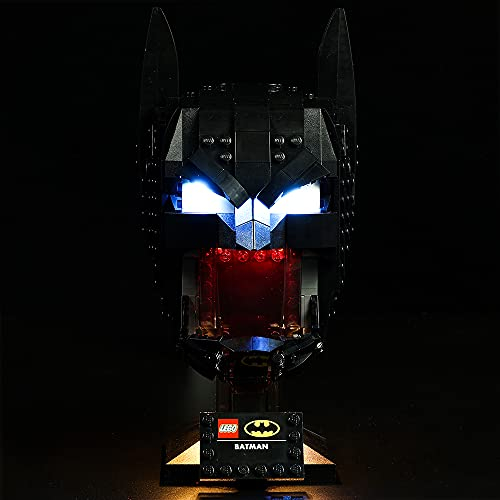 Kyglaring LED-Beleuchtungs-Set für Lego Batman Cowl 76182 Bausteine-Set, Modell nicht im Lieferumfang enthalten
