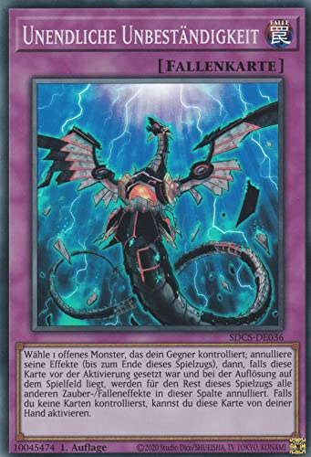 TCG Unendliche Unbeständigkeit SDCS-DE036 Super Rare Yugioh 1.Auflage DE