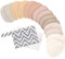 14 tazze assorbibili di bambù organico – Tazze di allattamento al seno assorbibili lavabili, Morbide e riutilizzabili, Tazze di reggiseno di allattamento al seno multiuso (Neutrals, L 12cm)