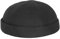 HANSEHELD Docker Cap Leinen Schwarz Kurz Flach Segler Sailor Cap 57 | Seemannsmütze | Dockermütze | Sommer | Docker Hut | Made in Germany