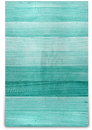 Überwurfdecke für Schlafsofa, Blaugrün Türkis Grün Holz Warm Weiche Bettdecke Stuhlbezug 152 x 229 cm