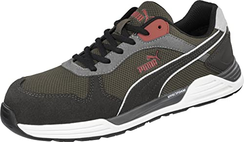 PUMA Safety Frontside Low Work Shoe Safety Shoe S1P ESD HRO SRC fibreglass Cap Penetration Protection Non-Slip Heat-Resistant Metal-Free Men