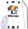 ATHAND Grey's Anatomy Gifts From Sister,You Are My Person TV-Show Merchandise 590 ml Edelstahl Vakuumbecher mit Deckel und Strohhalm Reise-Kaffeebecher, Ärzte, Geschenke für Kollegen (weiß)