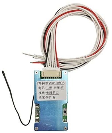 7S 24V 20A Li-ion Lithium 18650 Battery BMS Protection Board Battery Shield NTC