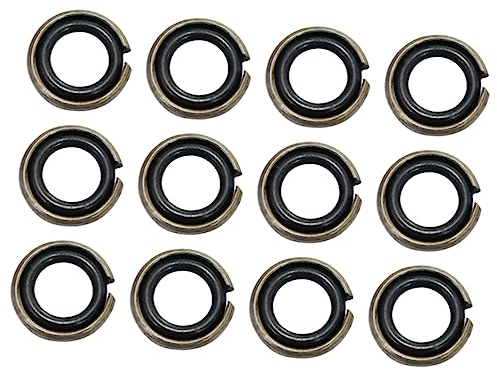 DOITOOL 12 Sätze Schlüsselring O-ring Schraubenschlüssel Gummiringe Sicherungsringe O-ringe Sicherungsring Für Schlagschrauber Haltering Mit O-ring Ladesteckdose Elektrisch Blinddarm Eisen