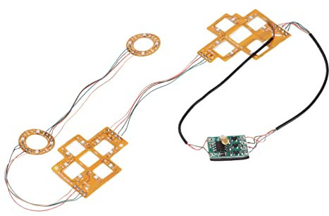 Luminous Board, Wireless Controller LED Light Board, Multi Color Light Board, Luminous Board mit Rocker Joystick Cap, LED Light Board für PS5 Controller
