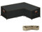 HEIMUNI Housse Canapé d'angle de Jardin Étanche, Bâche de Protection Salon de Jardin en Forme L Imperméable Housse de Canapé en 420D Oxford Tissu pour Meublier Extérieur 250x180x90x80/65cm