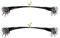Fishing Lure Wire Trace, 50 Pack Steel Anti-Bite Fishing Line Trace Lure Leaders with Swivels and Snaps for Saltwater Freshwater and Outdoor Fishing (30cm/Black)