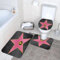 SOYDAN Dreiteiliges,Badezimmer Badematte Anti-Rutsch Badematte Set Waschbar Geruchlos Badematte Set, Popstar-Party, Hollywood Walk of Fame-Symbol, Promi-Entertainment,