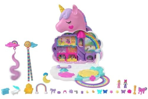 Rainbow Unicorn Polly Pocket Micro Lounge