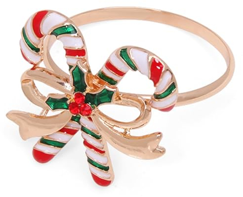 Weihnachtsserviettenring Weihnachten Serviettenring Schneemann Weihnachtsmann Baum Rentier Tischdekoration Abendessen Serviettenhalter Schnalle Xmas Party Supplies Luxus Serviettenring