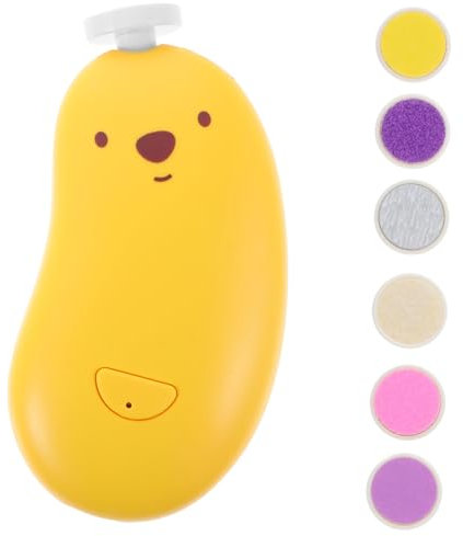 Healvian 1set Elettrico Per Taglio Unghie Con Led e Testine Di Riflessione Trimmer Manicure Multifunzionale