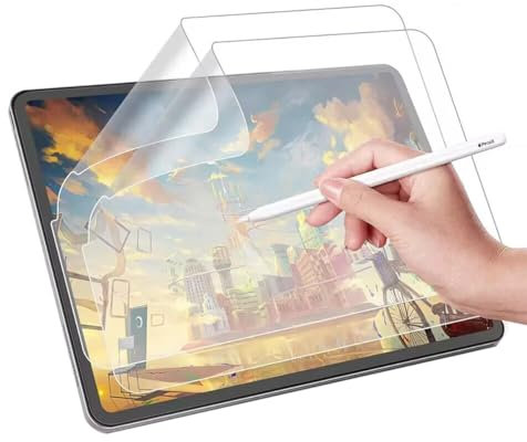 YiiLoxo Paper-feel Protector de Pantalla para Lenovo Tab P12 (12.7 pulgadas) Película de Papel PET Mate para Escribir de Dibujar [Antihuellas][Alta Sensibilidad]