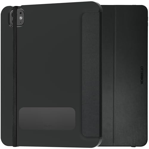 OtterBox React Folio Hülle für iPad Pro 11 M4 (2024), stoßfeste, sturzsichere, ultradünne Schutzhülle, nach Militärstandard getestet, Schwarz