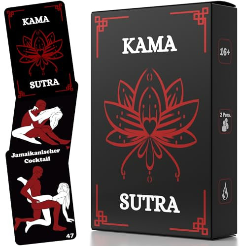 Das abwechslungsreiche Sex Kartenspiel für Paare ab 18, Kamasutra Karten für Paare Sex-Kartenspiel, Sex Spiele für Paare, Erotikspiele für intime Momente, Geschenk für ihn & sie oder zum Valentinstag!