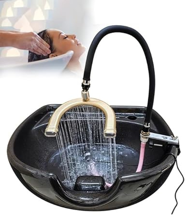 Attrezzatura Head Spa Cascata di circolazione dell'acqua for terapia dell'acqua Head Spa for ciotola for shampoo, dispositivo for terapia dell'acqua da barbiere, doccia emozionale spa