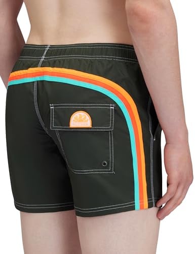SUNDEK Uomo M504Bdta100 Elastic Waist 14'' Boardshort Col.Corallo Turbo 01