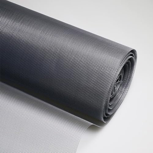 ZHIYIN Zanzariere su Misura 200x1600cm, Anti Zanzare Mosche Zanzariera Avvolgibile Finestra Facile da Montare per Porte Soggiorno Camera da Letto, Grigio