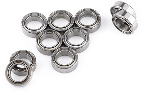 10 Stück MR85ZZ Mini Kugellager, Rillenkugellager 5x8x2.5mm, Kleine Kugellager Set, Doppel-geschirmte Ball Bearing für 3D-Drucker, Modellbau, Quadrocopter, DIY, Drehbänke, Mechanische Geräte