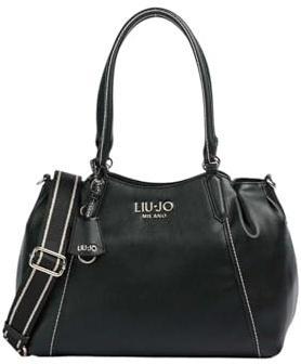 Liu Jo Schultertasche Umhängetasche Trepida ECS Tote Nero schwarz